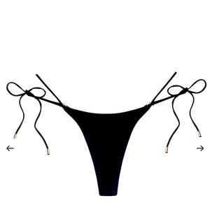 Monday Swimwear Hanalei Bottom - Black (Size M)